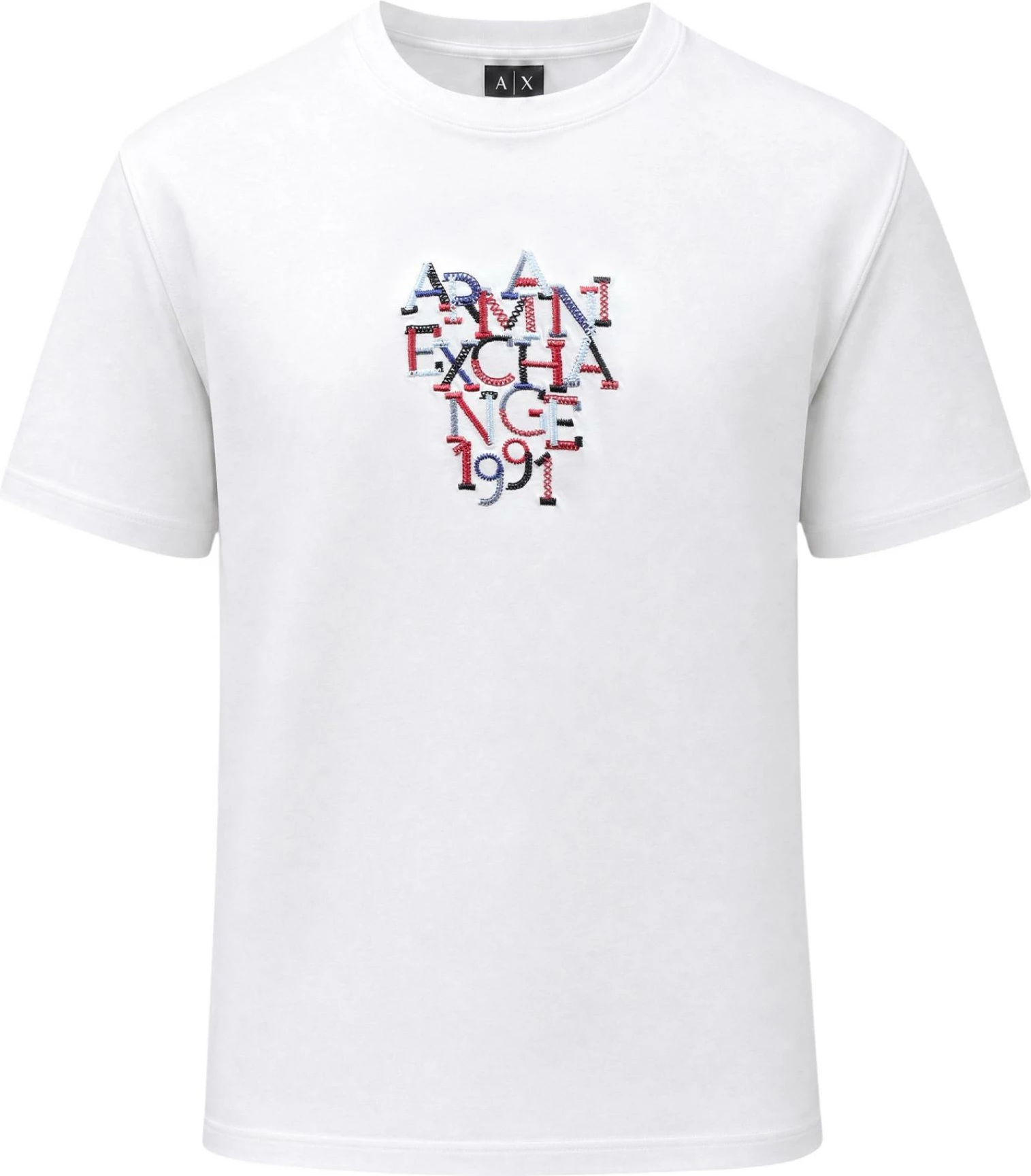 Maicë për meshkuj Armani Exchange XM003063 AF10358, e bardhë [Madhësia: XS]