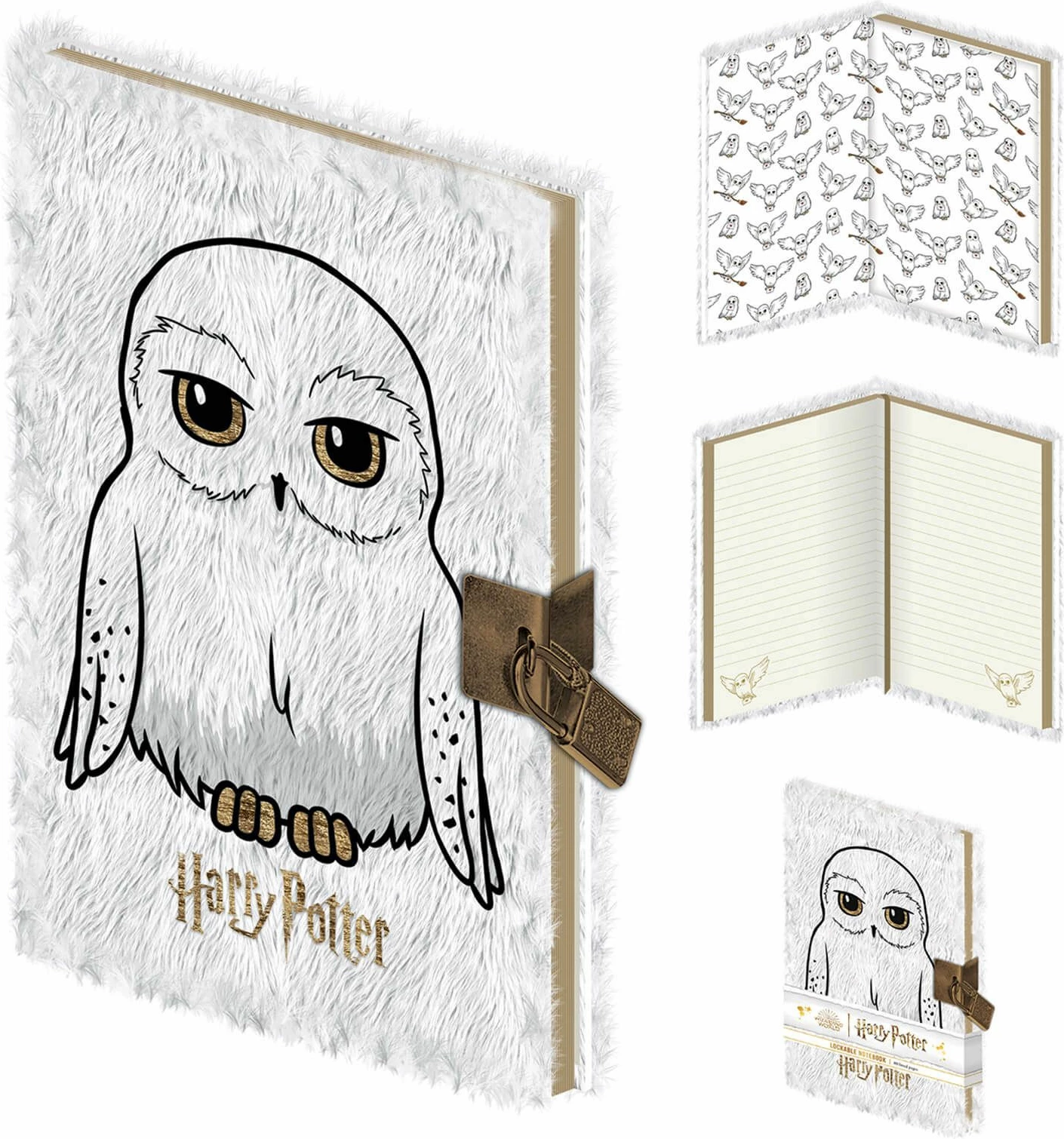 Bllok shënimesh Pyramid International Harry Potter Hedwig A5 me dry
