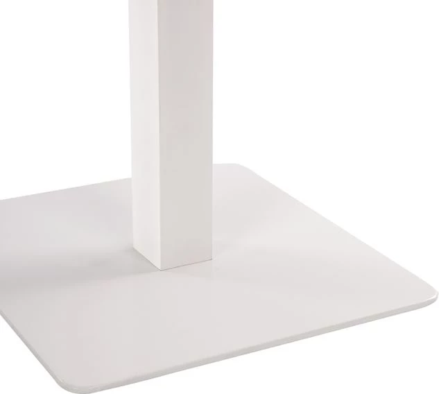 Bazë tavoline metalike ngjyrë e bardhë mat 40x40x72 FH414.12
