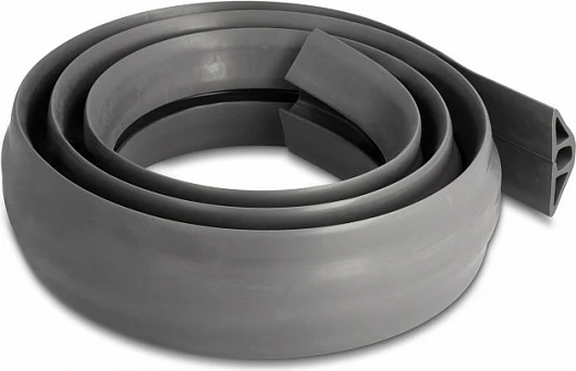 Kanal kabllosh DeLOCK, 50 x 13 mm, 1.5 m, vetëngjitës, PVC, gri