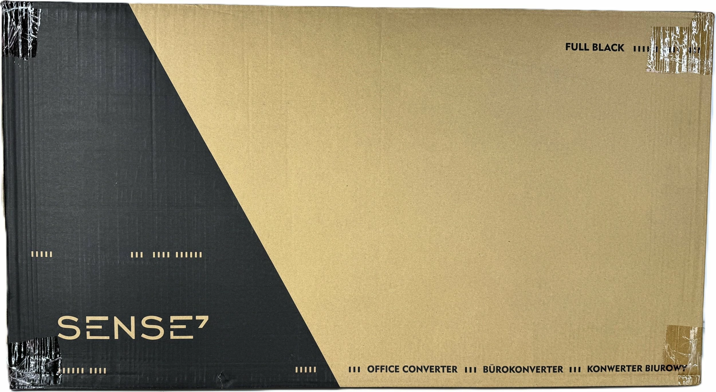 Konvertues tavoline zyre SENSE7 Office Converter 81 x 40 cm, rregullim lartësie 12.5-49 cm, i zi
