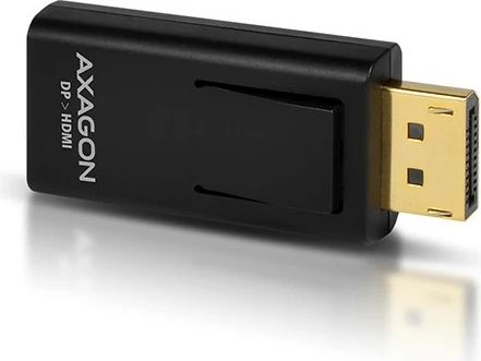 Adapter AXAGON RVD-HI DisplayPort në HDMI, i zi