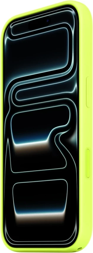 Apple iPhone 17 Pro Silicone Case with MagSafe Neon Yellow