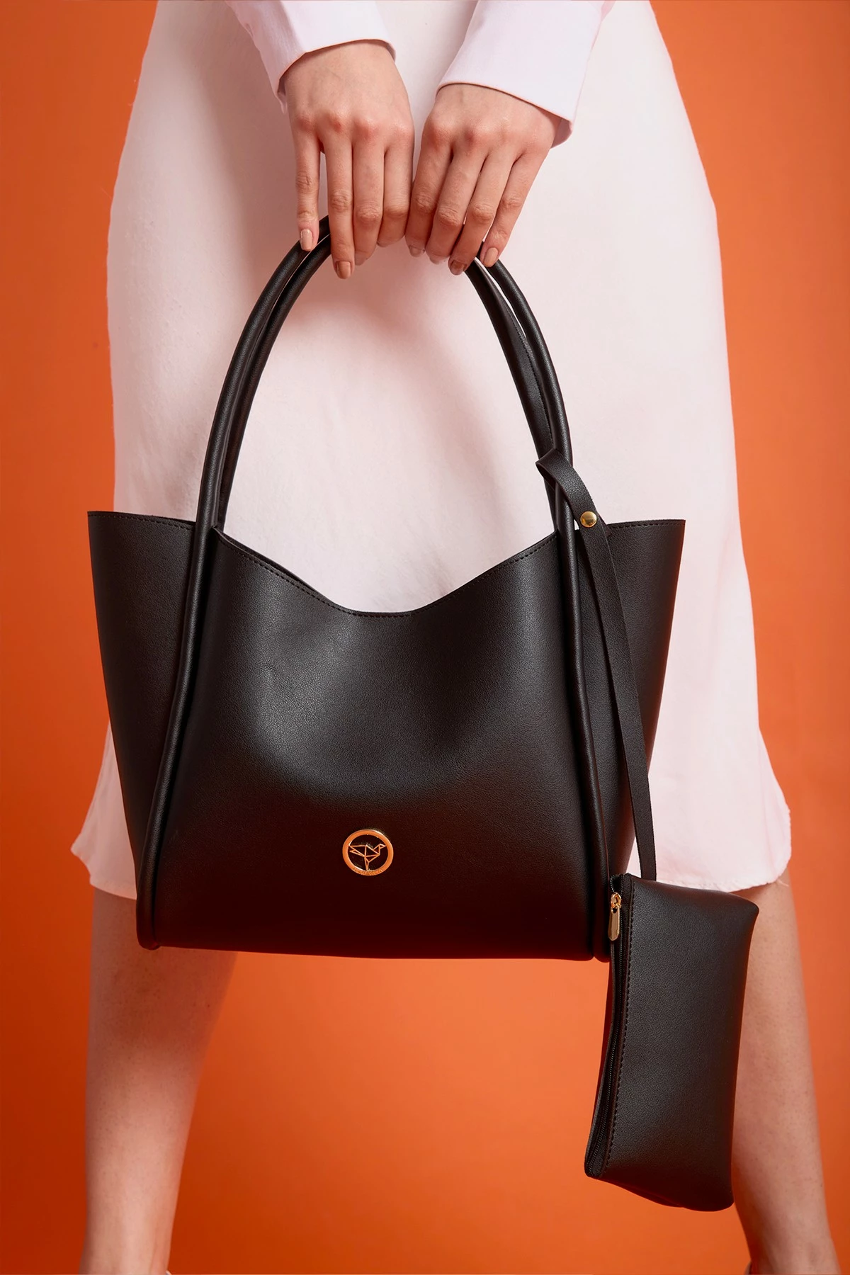 Çantë krahu Zoozie Bags, Athinë, e zezë