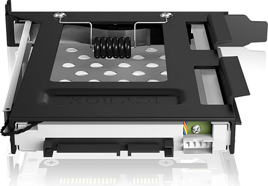 Kasë ICY BOX për 2.5" SATA HDD/SSD, PCI slot, e zezë