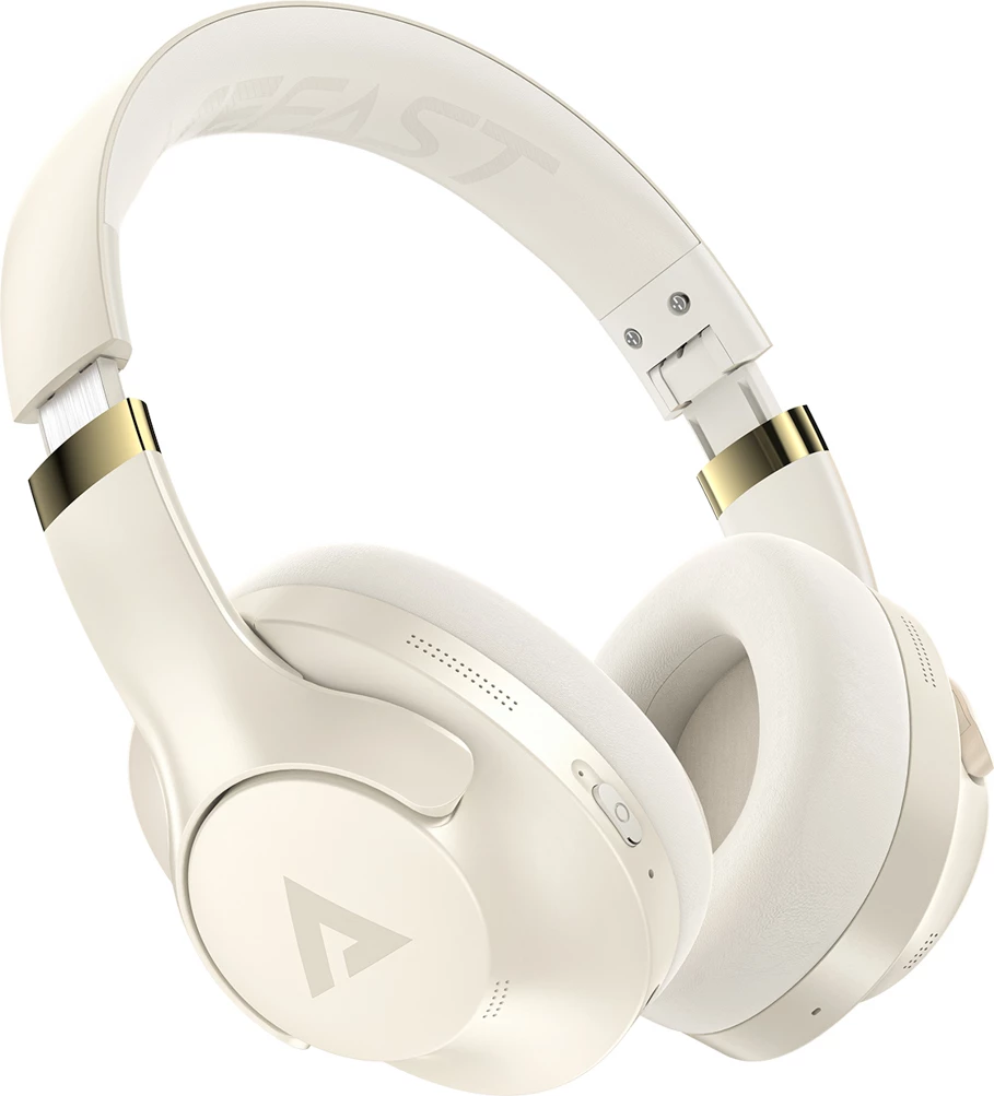 Kufje Acefast H4 wireless, Bluetooth 5.3, ANC, IPX4, bezhë