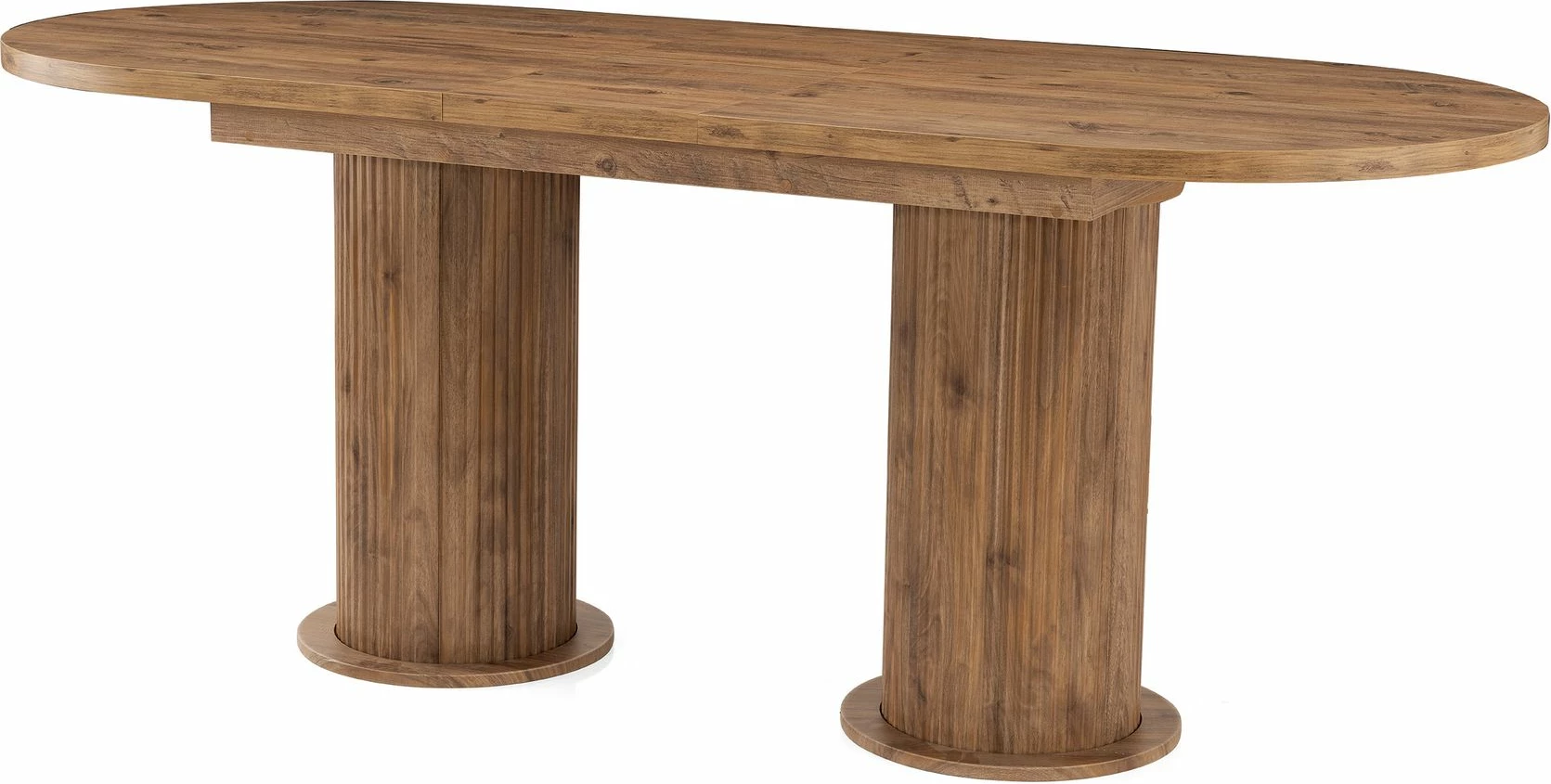 Tavolinë ngrënieje me zgjatje, ngjyrë arre, Skye Decor, Gusto - 2952
