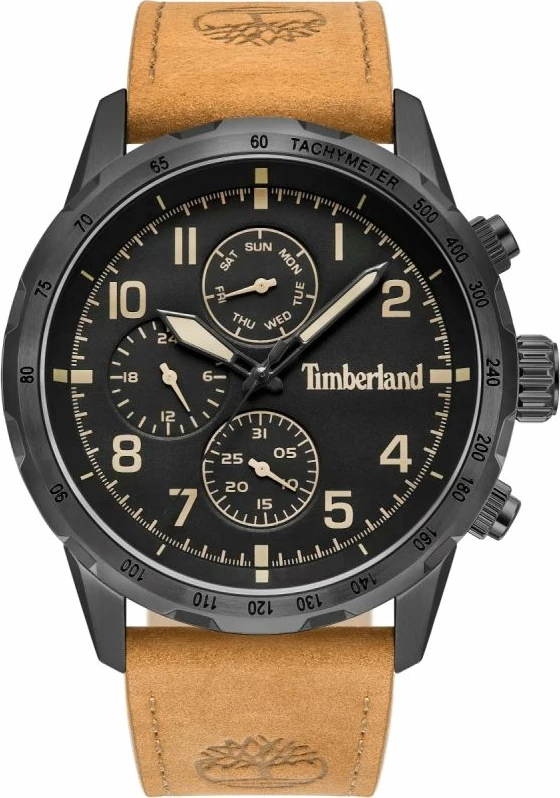 Orë dore për meshkuj Timberland Campton TDWGF0055403, e zezë, set me çantë