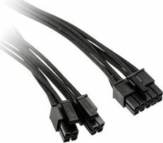 Kabllo rryme ATX/EPS 8-pin be quiet! BC060 0.45 m e zezë