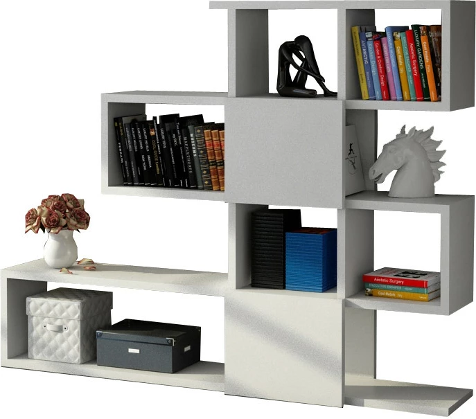 Raft librash Hanah Home, Karlin, i bardhë