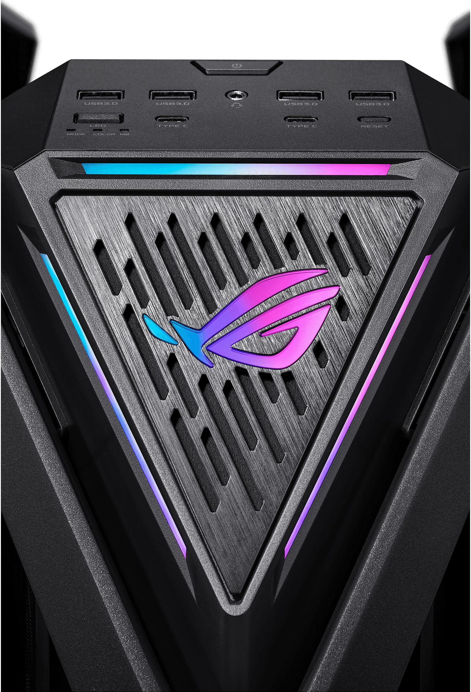 Kasë ASUS ROG Hyperion GR701 BTF Edition, Tower, RGB, xham i temperuar, e zezë/transparent