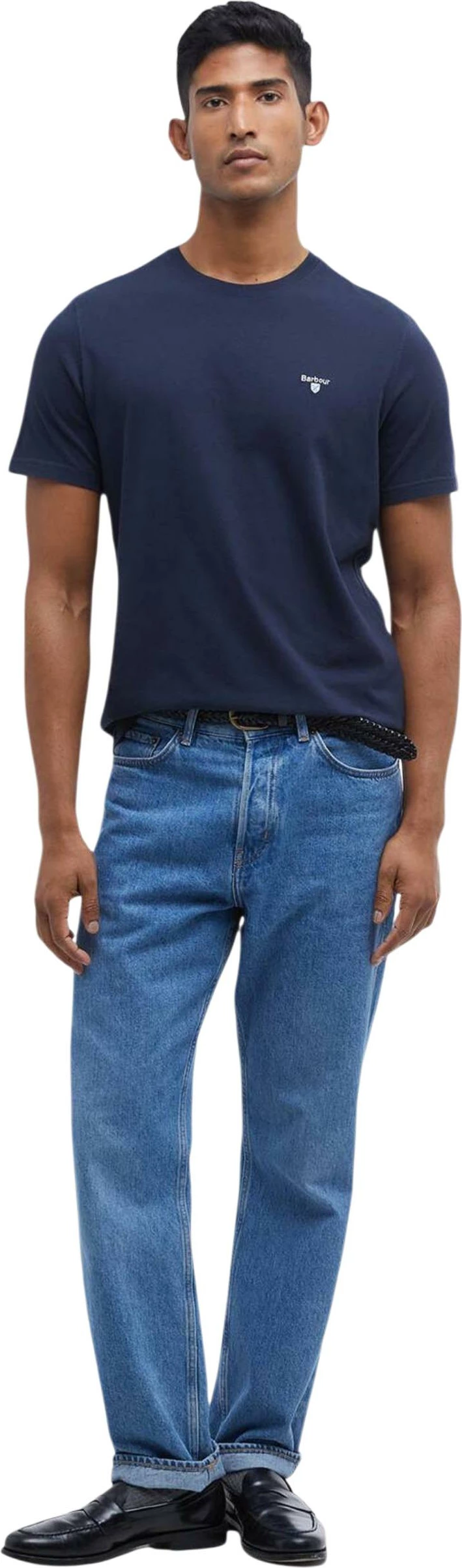 Maicë për meshkuj Barbour Tartan Sports Tee MTS0670, e kaltër e errët [Madhësia: S]