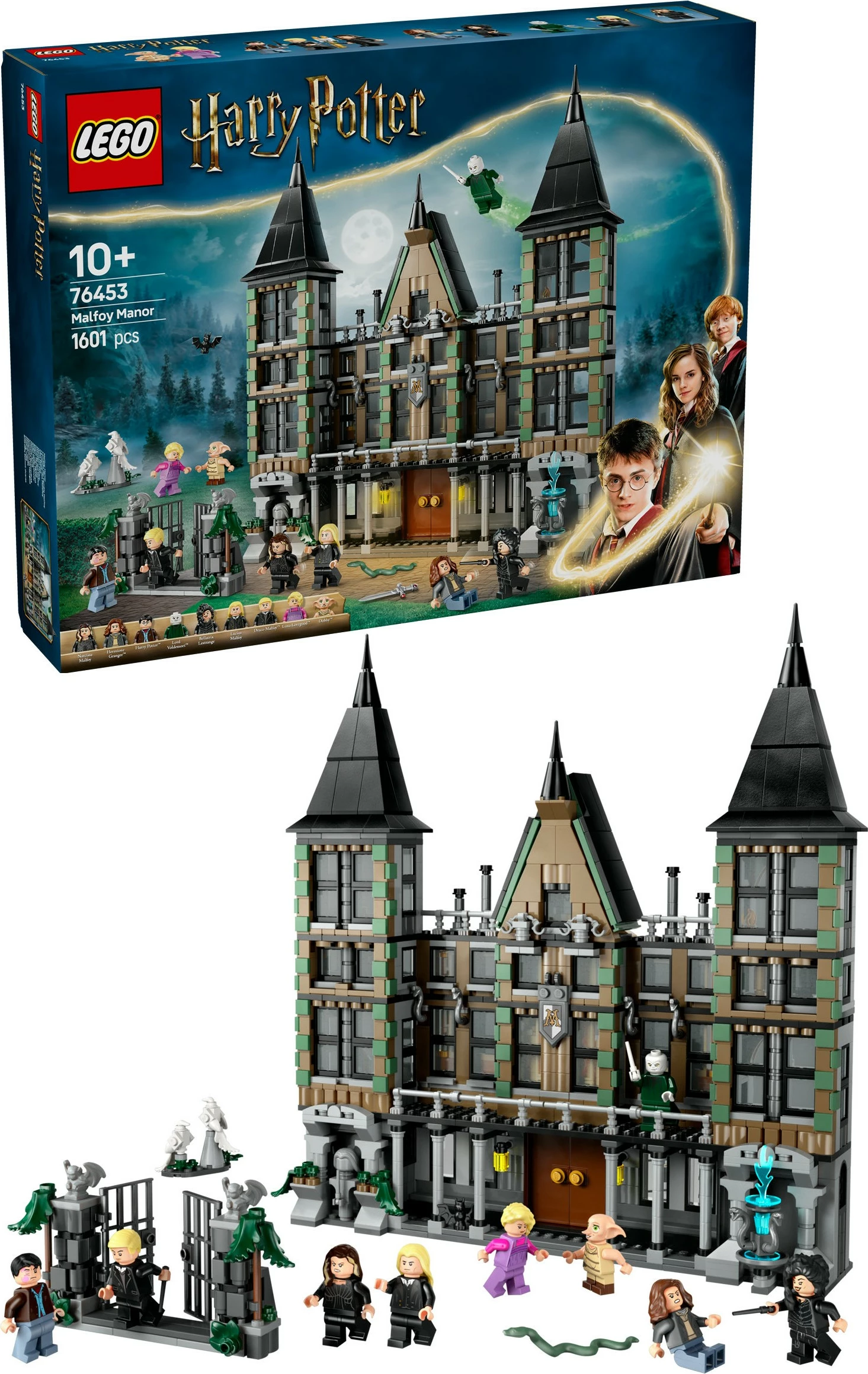 Set ndërtimi LEGO Harry Potter Landsitz der Familie Malfoy 76453, shumëngjyrësh