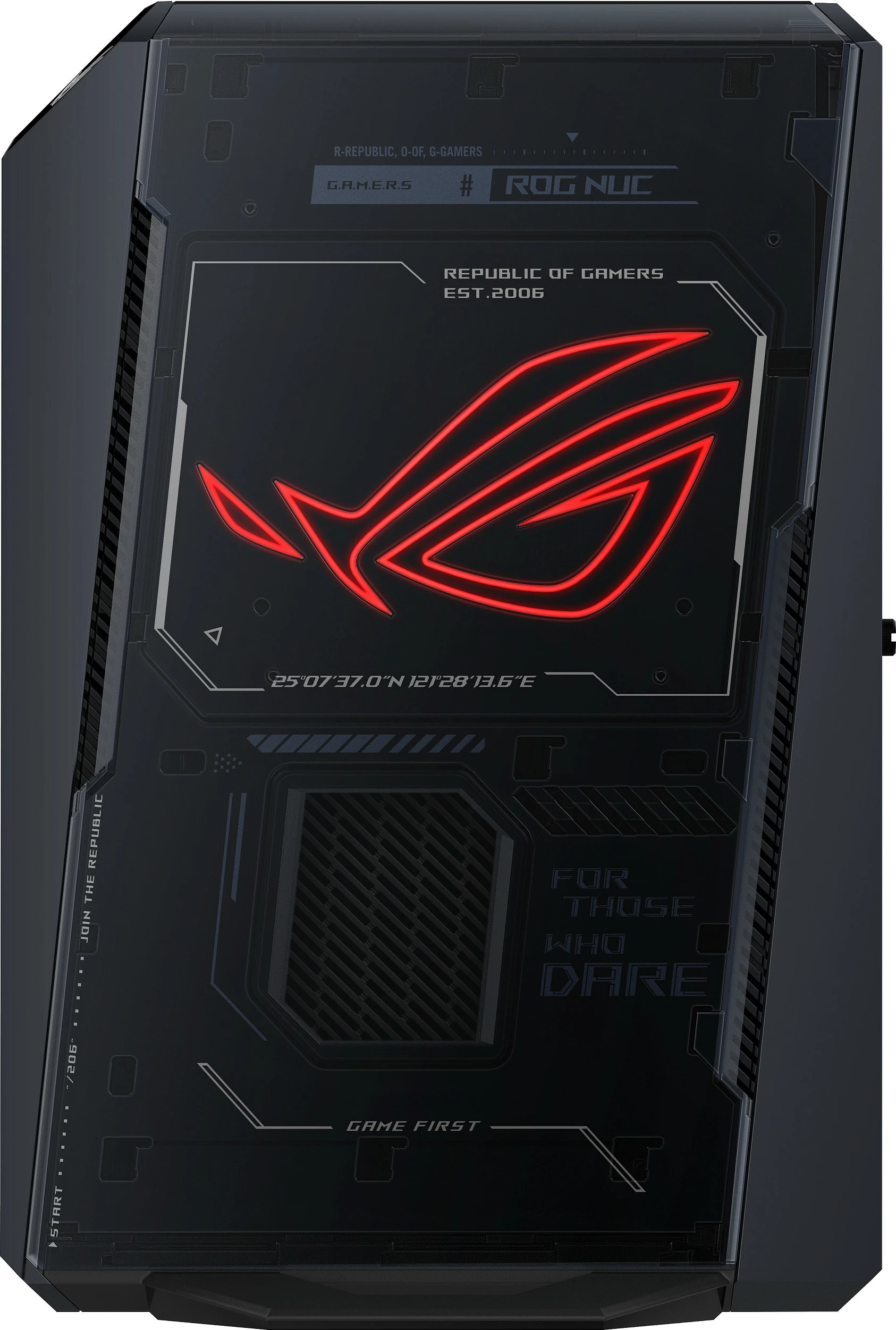Mini Kompjuter ASUS ROG NUC 15 Tall RNUC15JNK9X489A2, Core Ultra 9 275HX, 32GB RAM, 1TB SSD, GeForce RTX 5070, Windows 11 Home, i zi
