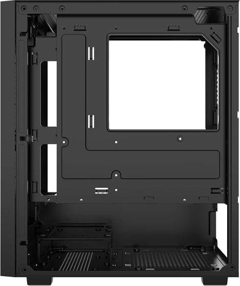 Kasë Darkflash M305 Mesh mini tower M-ATX/ITX, pa ventilatorë, deri 7x120mm, 2x SSD + 2x HDD, USB 3.0, e zezë
