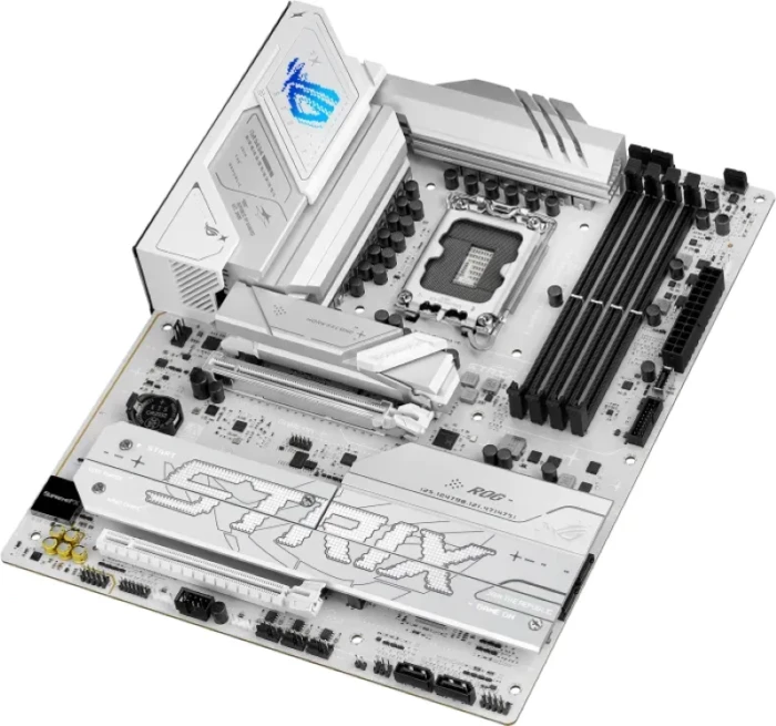 Pllakë amë ASUS ROG STRIX B860-A GAMING WIFI, DDR5, LGA1851, ATX, Wi‑Fi 7, 2.5GbE, USB4, e bardhë