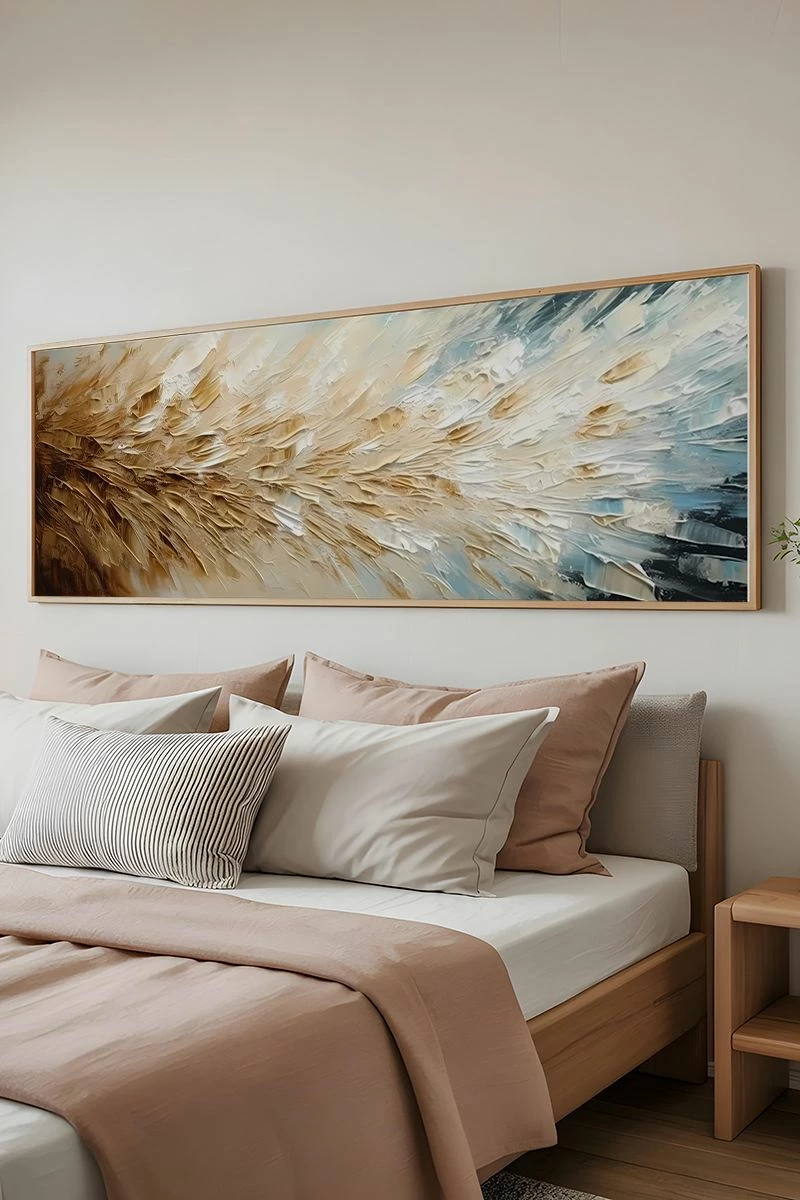 Pikturë dekorative me kornizë, Wallity, Artsmdfyty27-50120, shumëngjyrëshe, 50x120cm