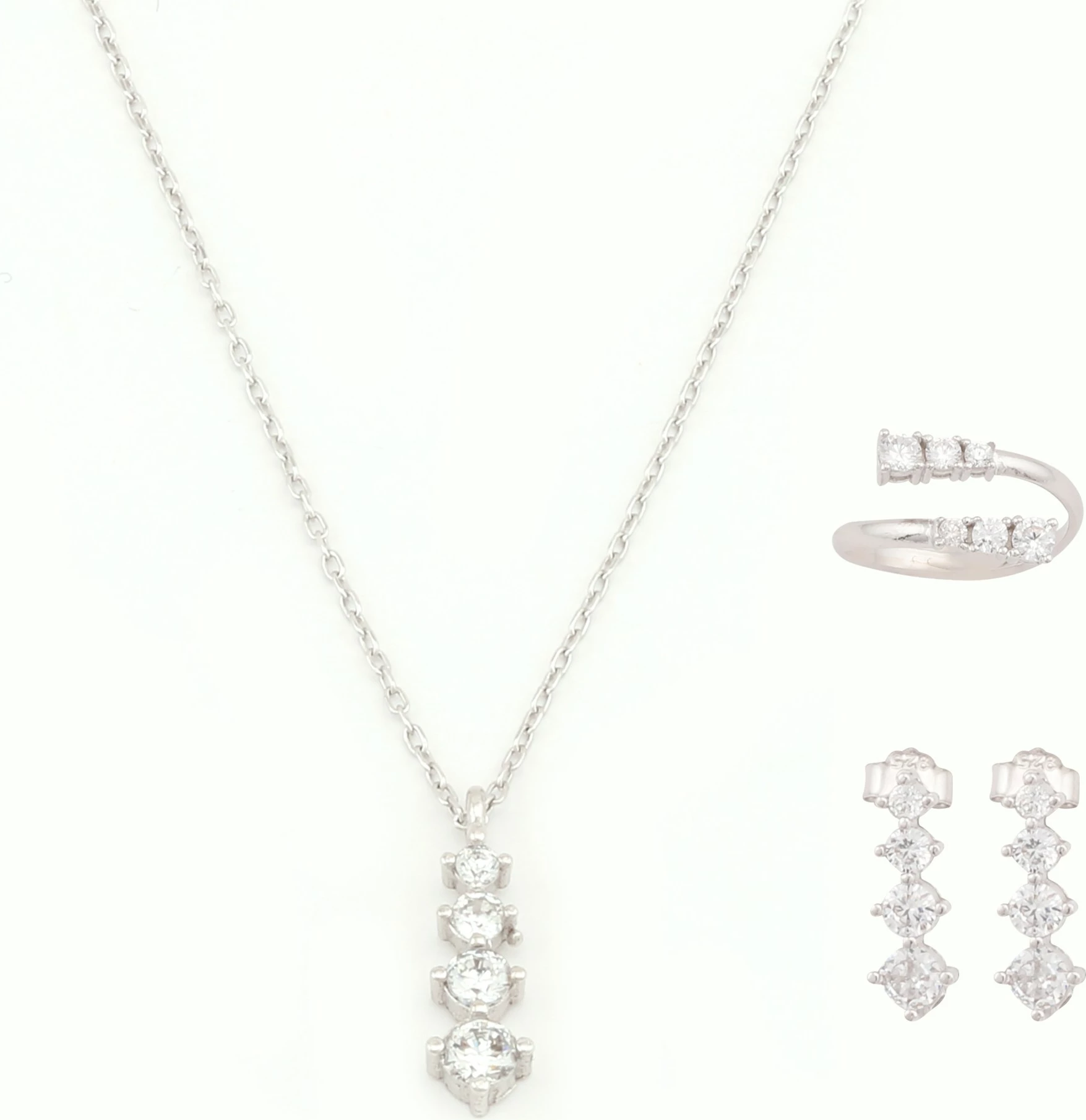 Set varëse, unazë dhe vathë argjendi, Jumeon, 11088ROD