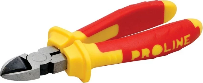 Pincë prerëse diagonale Proline 28528 180 mm CV 1000V kuqe/verdhë