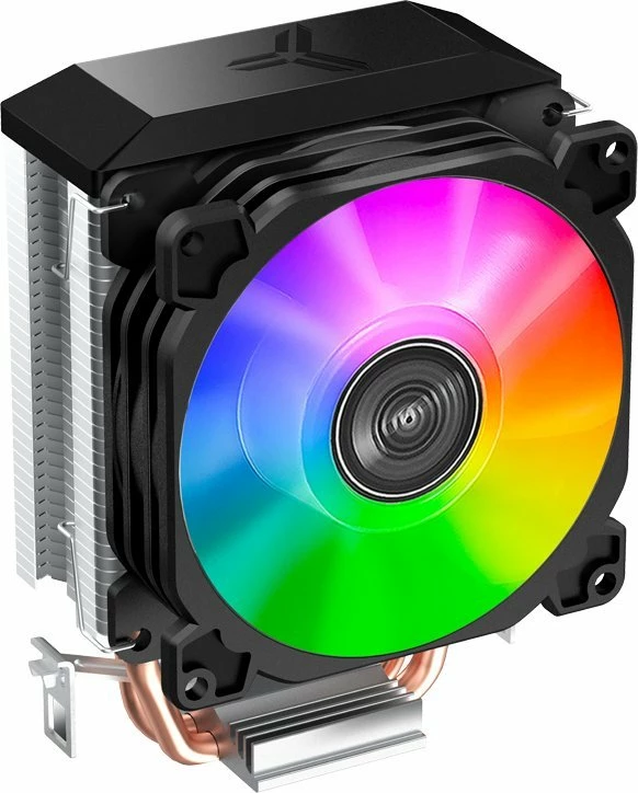 Ftohës CPU Jonsbo CR-1200E (CPJB-014), 92mm, ARGB, 2 heatpipe, zi