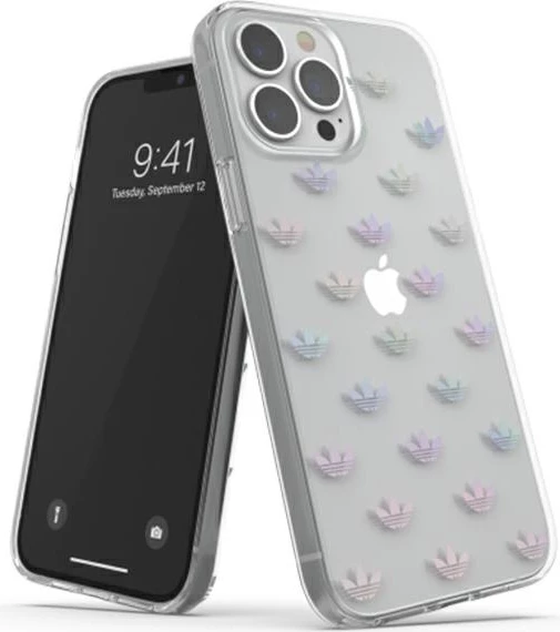 Mbështjellës Adidas OR SnapCase ENTRY për iPhone 13 Pro Max 6.7", shumëngjyrësh, transparent