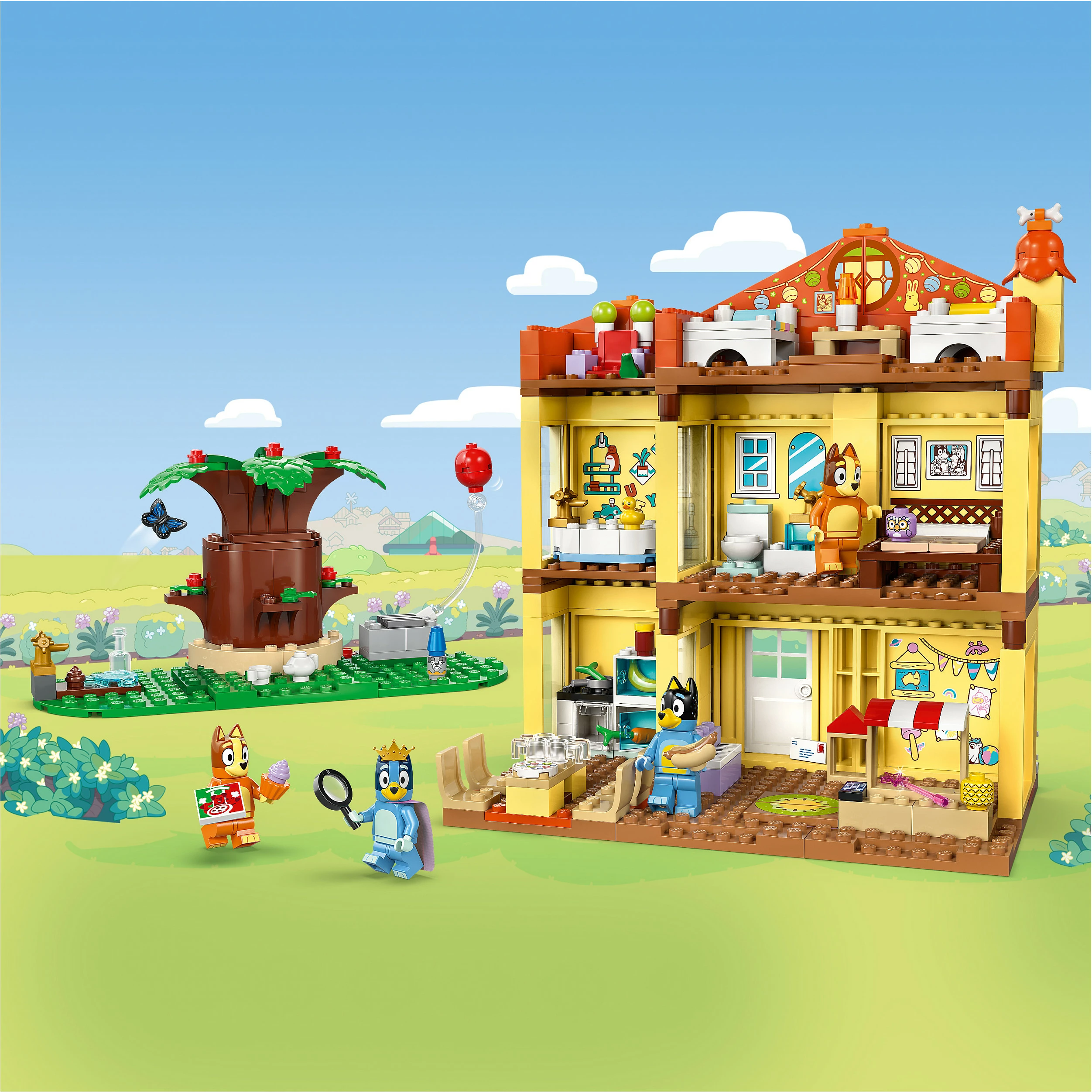 Set ndërtimi LEGO Bluey 11203 Bluey’s Family House, 382 copë, 4+, multikolor