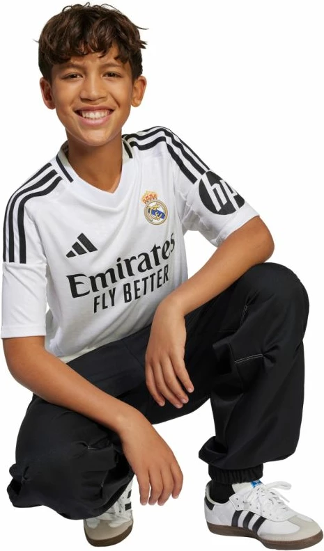 Fanellë fëmijësh adidas Real Madrid 24/25 Home, e bardhë