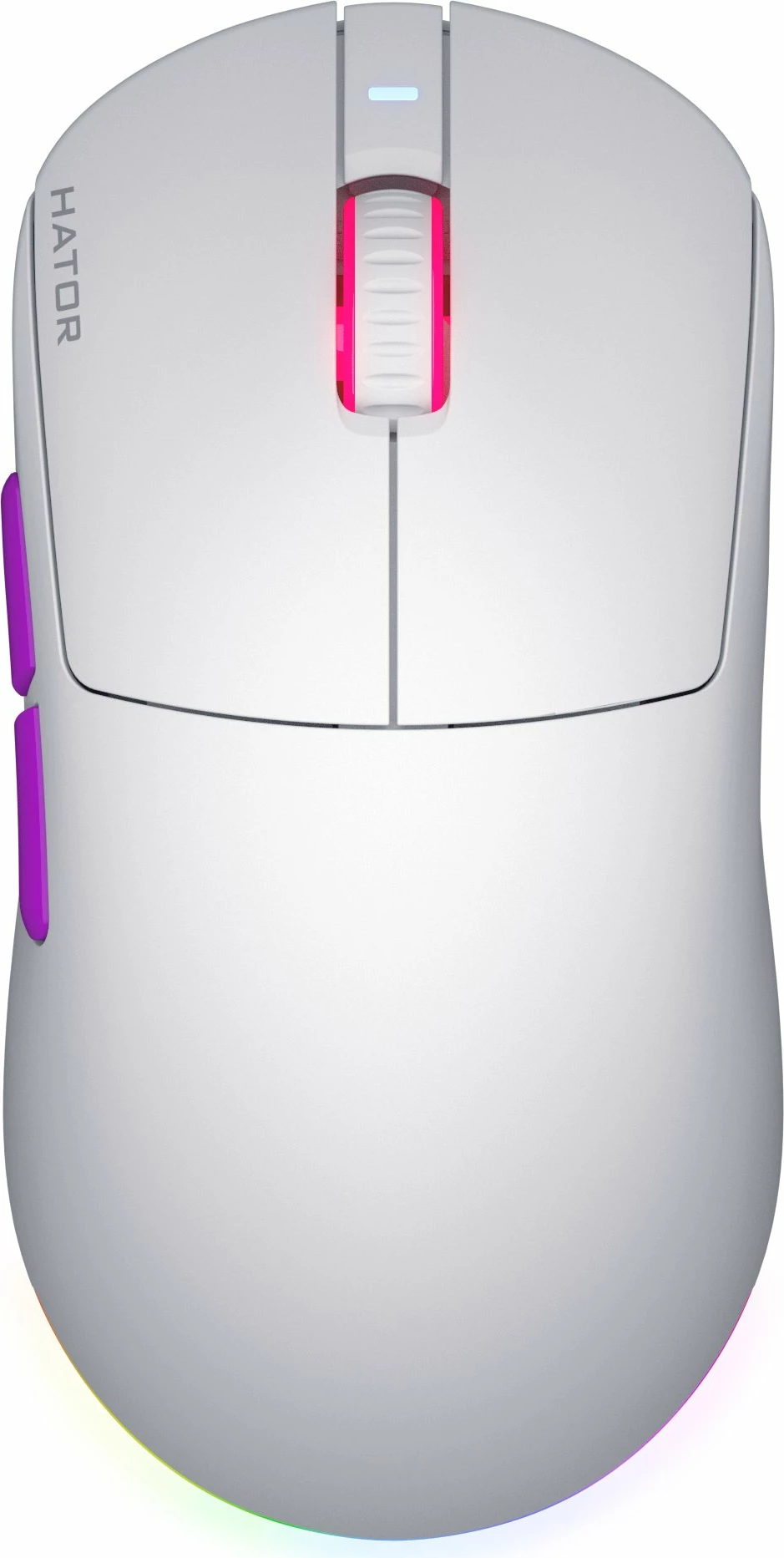 Maus gaming Hator Quasar 3 Ultra HTM-771 30000 DPI 8000Hz wireless RGB, i bardhë