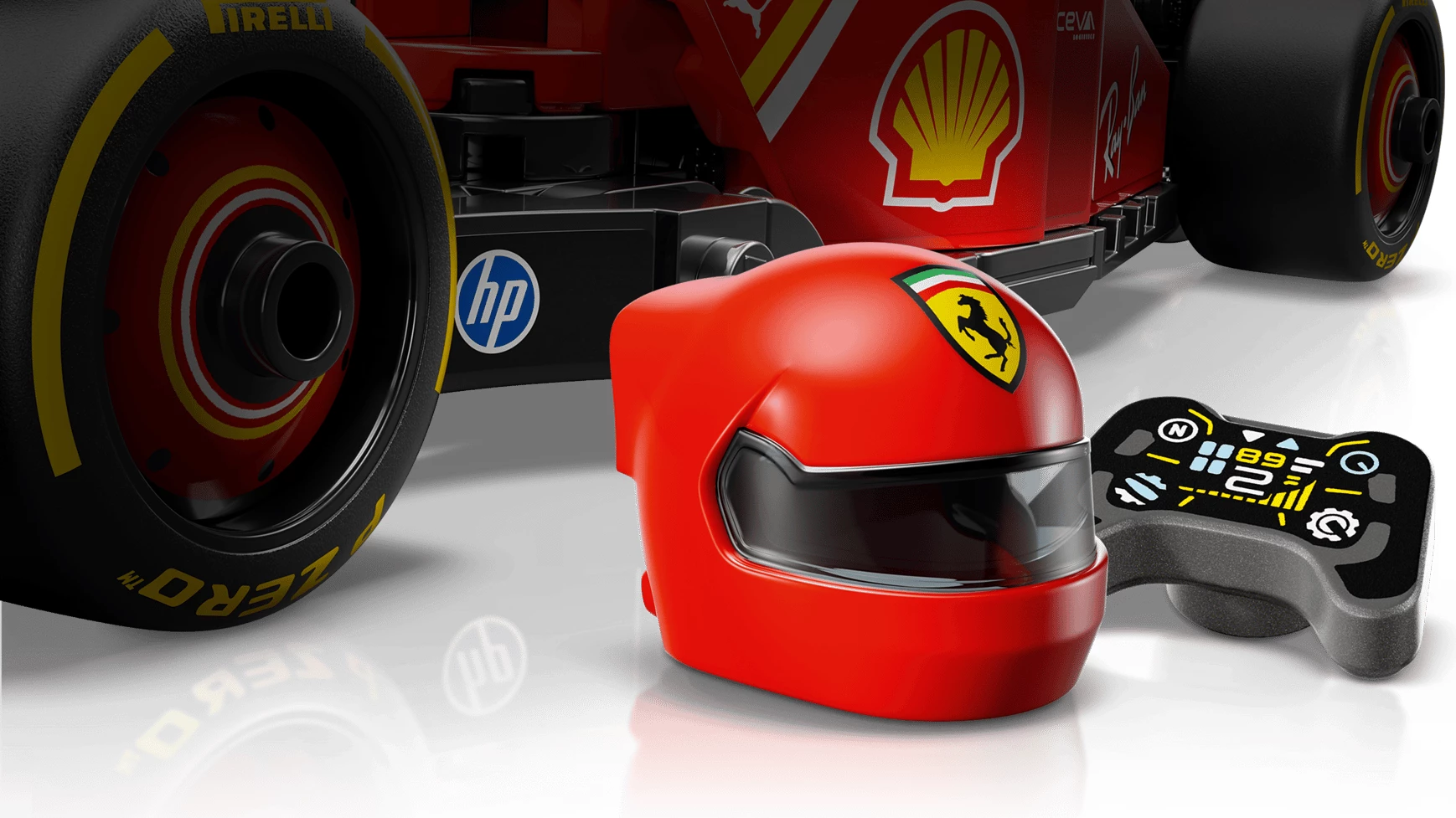 Set ndërtimi LEGO Speed Champions Ferrari SF-24 F1 Race Car 77242, 275 pjesë, e kuqe