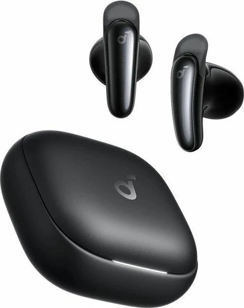 Kufje wireless ANKER Soundcore Liberty Buds D1200G11, ANC adaptiv, 30h, IP55, LDAC, të zeza, set me kuti karikimi