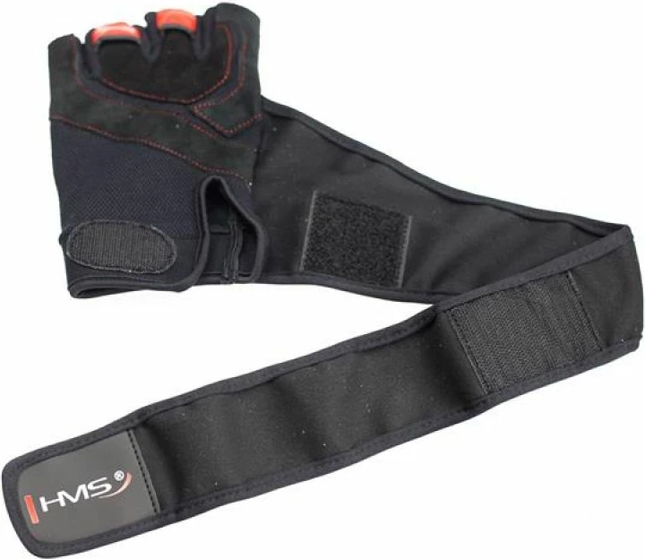 Doreza për palestër HMS, të zeza me të kuqe