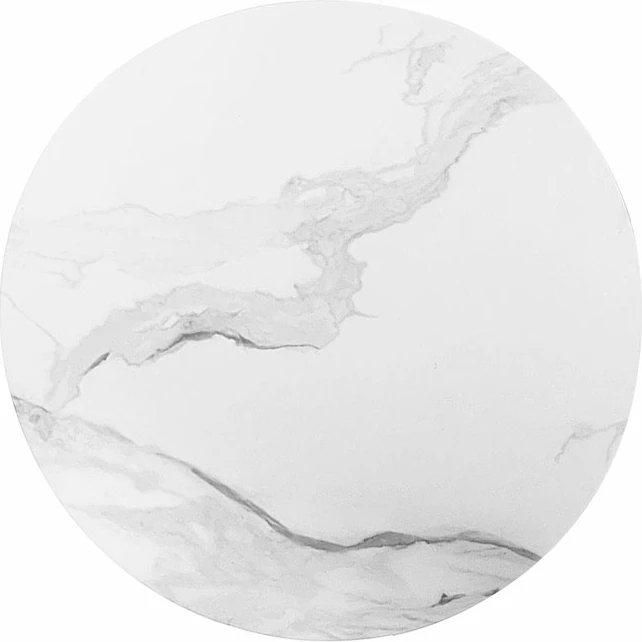 Set tavolina kafeje KAIA, 2 copë, e bardhë/zezë, 70x70x40