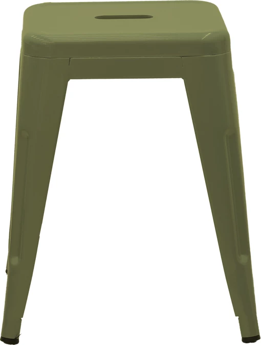 Karrige për bar Utopia, metal, ngjyrë ulliri e errët, 30x30x45cm