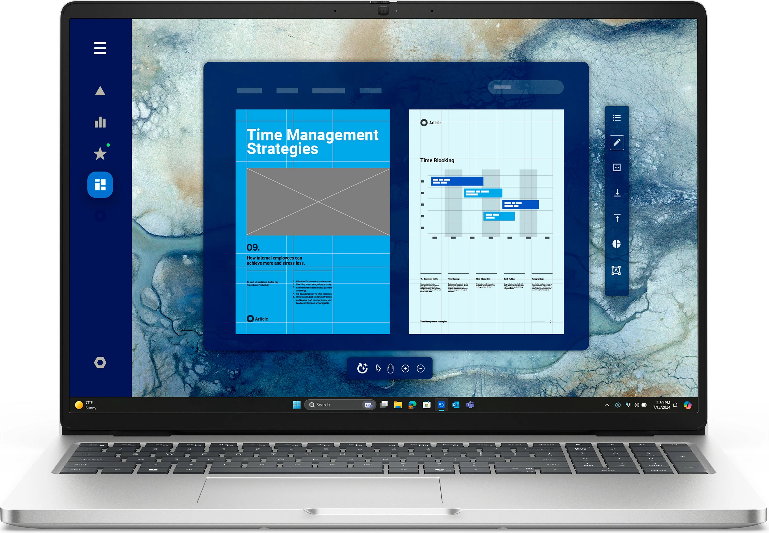Laptop Dell Pro 16 PC16250, Intel Core Ultra 5, 16", 16GB RAM, 512GB SSD, Windows 11 Pro, Platinum Silver