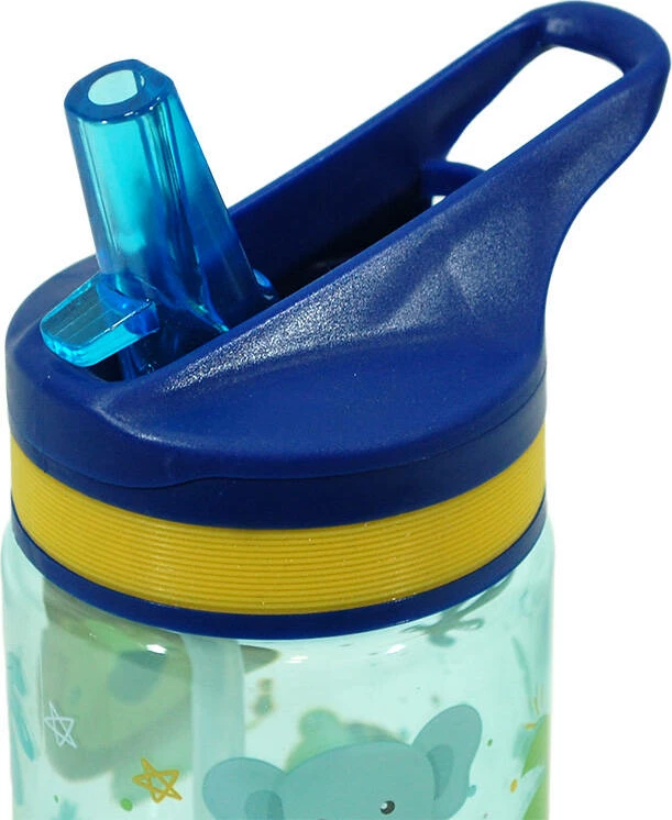 Bidon uji KiDS Licensing Jungle KL11262, 400 ml, me pipëz dhe dorezë