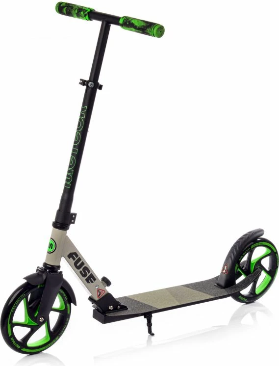 Skuter Meteor, për meshkuj, femra dhe fëmijë, i zi, i gjelbër, gri/argjendtë