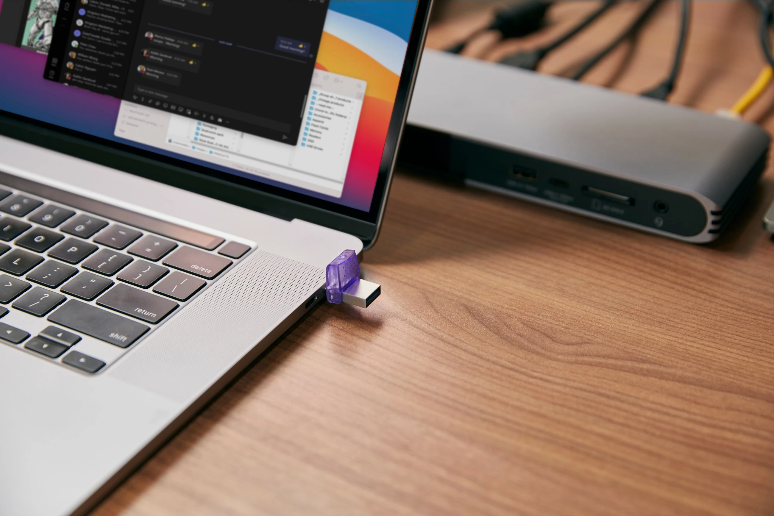 USB Kingston DataTraveler microDuo 3C 256GB, stainless steel/vjollcë