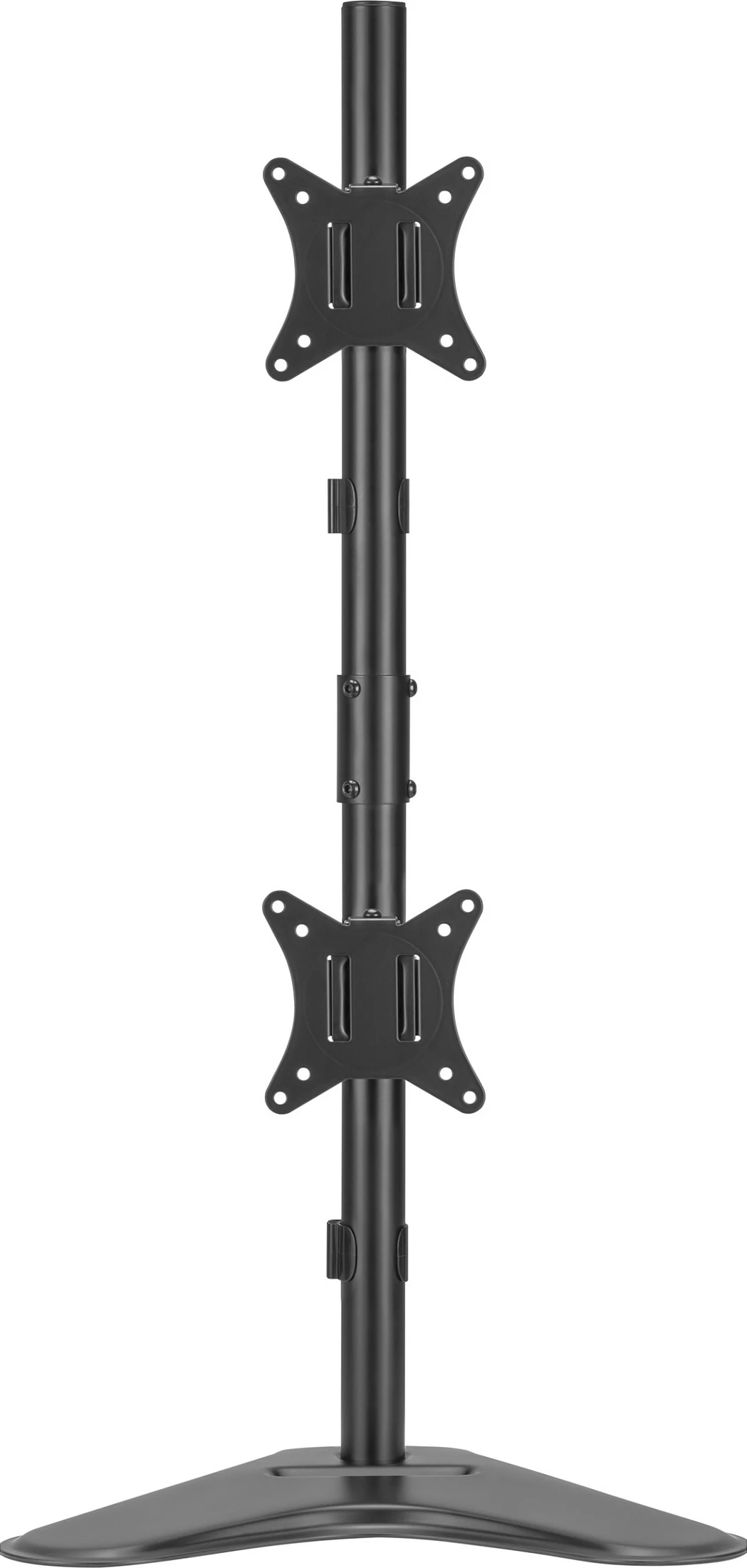 Mbajtës monitori EQUIP Tischfuß, për 2 monitorë 17"-32", VESA 75x75-100x100, 9 kg, i zi