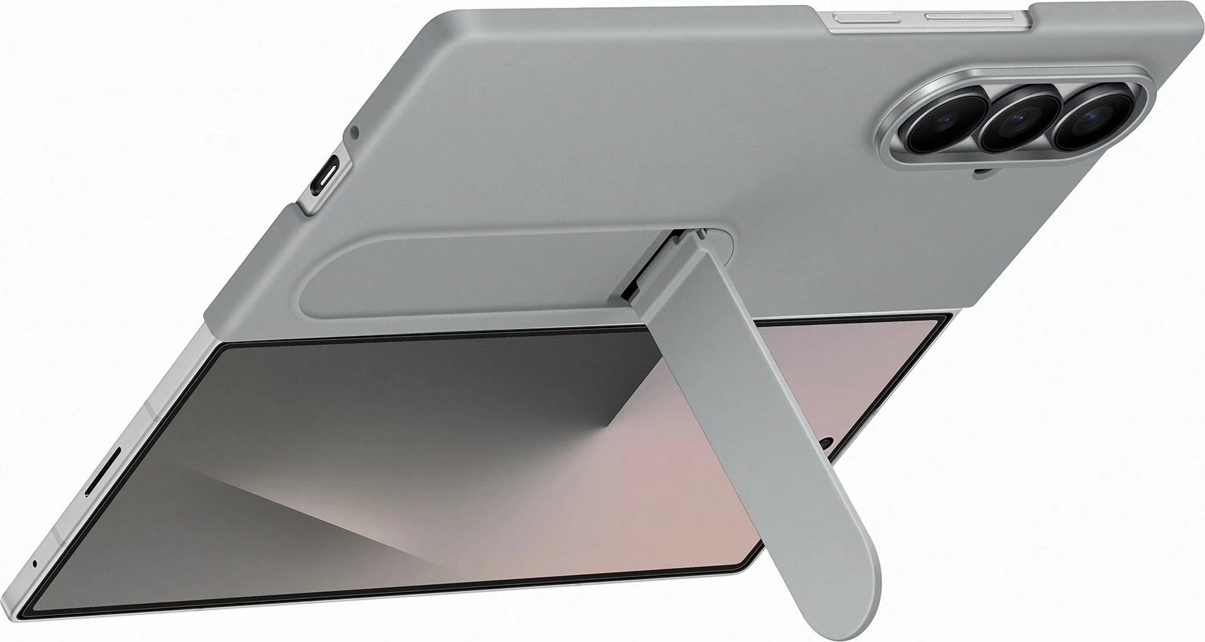 Mbështjellës silikon Samsung Galaxy Fold7, gri