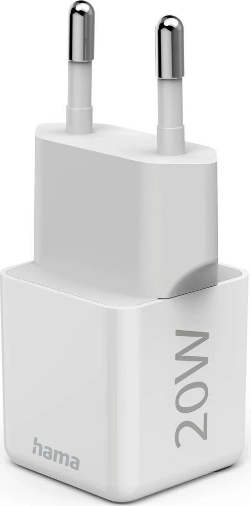 Karikues rrjeti Hama supermini 20W PD/QC 1x USB-C i bardhë