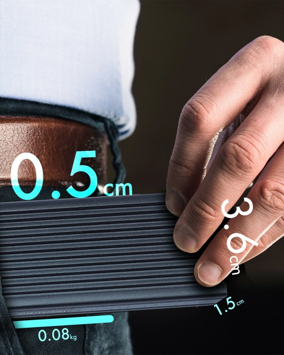 Kasë IcyBox IB-1816M-C31 për NVMe M.2, USB 3.1, Alumini, E zezë