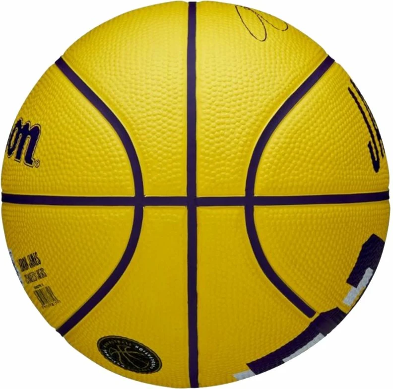 Top për basketboll Wilson LeBron James, e verdhë [Madhësia: 3]