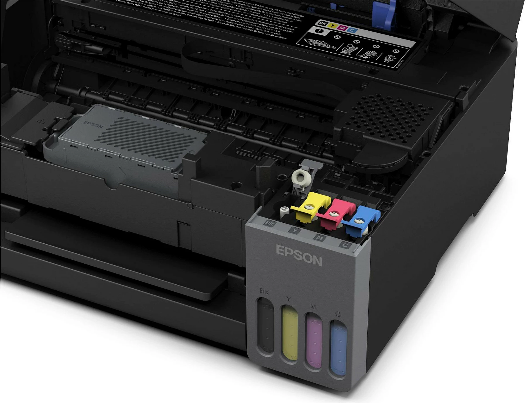 Printer multifunksional Epson EcoTank ET-4905, inkjet me ngjyra A4, Wi‑Fi/Ethernet, ADF, i zi
