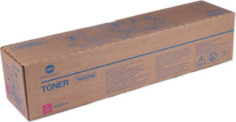 Toner, Konica Minolta, TN-622M A5E7350, rendiment deri 24,000 faqe, magenta, paketim 1 copë