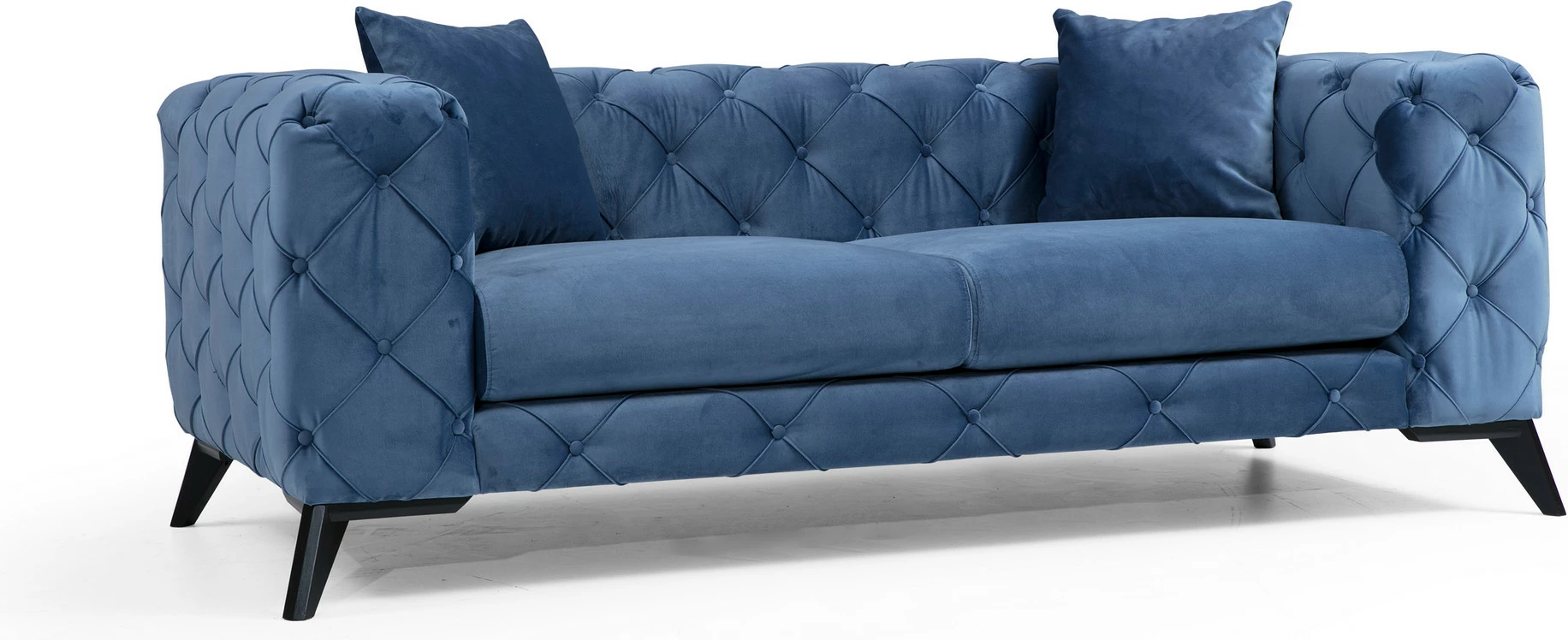Divan dy ulëshe, ngjyrë kaltër, Como, Atelier del Sofa