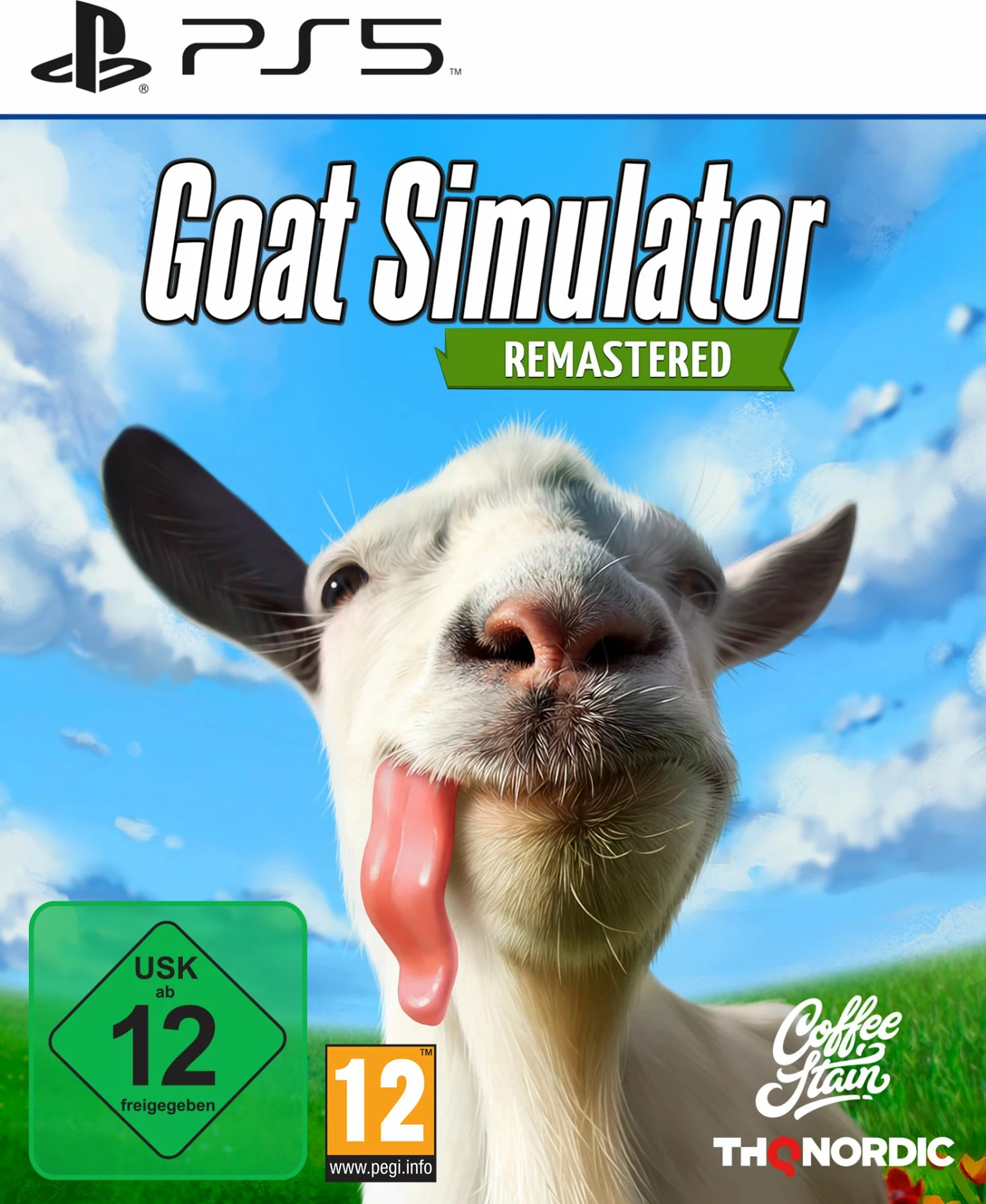 Video-lojë THQ Nordic Goat Simulator: Remastered për PlayStation 5, PEGI 12