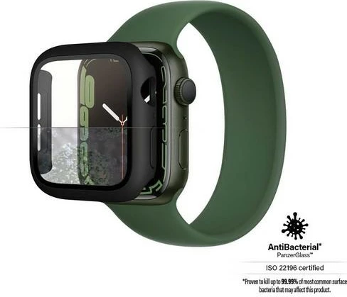 Mbështjellës PanzerGlass për Apple Watch 7/8, 41mm, i zi