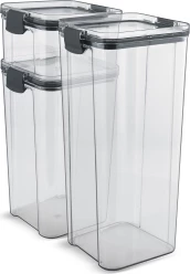 Set kavanozë plastikë Lamart LT6042, 3 pjesë