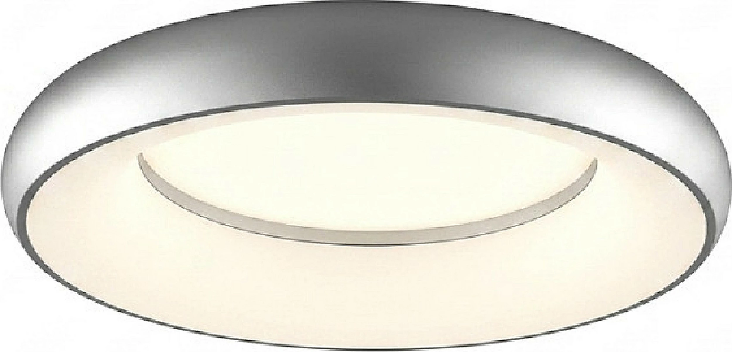 Llambë tavanore LED Synergy21 Donut, 35W, dritë neutrale, argjendtë
