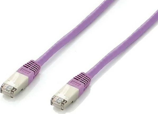 Kabllo rrjeti Cat6a Equip 0.5m S/FTP, RJ-45, e purpurt